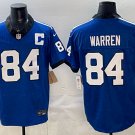 Tyler Warren Jersey Indianapolis Colts #84 F.U.S.E. Stitched Blue Throwback