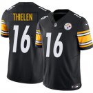 Adam Thielen Jersey Pittsburgh Steelers #16 Black 2025 F.U.S.E. Stitched