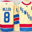 J.T. Miller Jersey New York Rangers #8 Cream 2026 Winter Classic Stitched