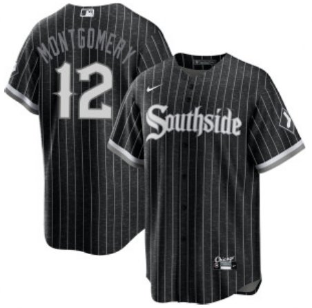 Chicago White Sox #12 Colson Montgomery Jersey City Connect Stitched