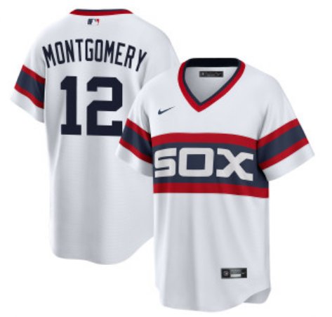 Colson Montgomery Jersey Chicago White Sox #12 White Stitched