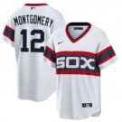 Colson Montgomery Jersey Chicago White Sox #12 White Stitched