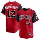 Colson Montgomery Jersey Chicago White Sox #12 Red Black 2025 City Connect Stitched