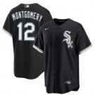 Colson Montgomery Jersey Chicago White Sox #12 Black Stitched