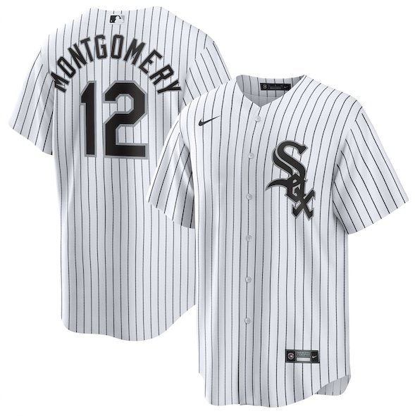 Colson Montgomery Jersey Chicago White Sox #12 White Stitched