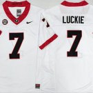 Lawson Luckie Jersey Georgia Bulldogs #7 White Stitched