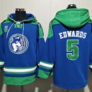 Men's Minnesota Timberwolves #5 Anthony Edwards Royal Hoodie