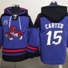 Vince Carter Men's Toronto Raptors #15 Purple Hoodie