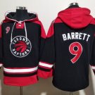 Men's Toronto Raptors #9 RJ Barrett Black Lace-Up Pullover Hoodie