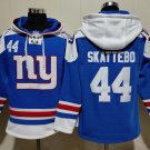 Men's New York Giants #44 Cam Skattebo Royal Lace-Up Pullover Hoodie