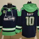 Men's Seattle Seahawks #10 Cooper Kupp Navy Hoodie