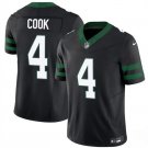 Brady Cook Jersey New York Jets #4 Black F.U.S.E. Stitched
