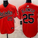 Pete Alonso Jersey Baltimore Orioles #25 Orange Stitched