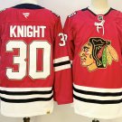 Spencer Knight Jersey Chicago Blackhawks #30 Red Stitched