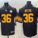 Jerome Bettis Jersey Pittsburgh Steelers #36 Black Stitched