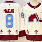 Cale Makar Colorado Avalanche #8 White Stitched Alternate