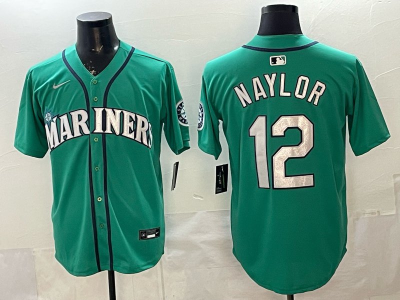 Josh Naylor Seattle Mariners #12 Stitched Green