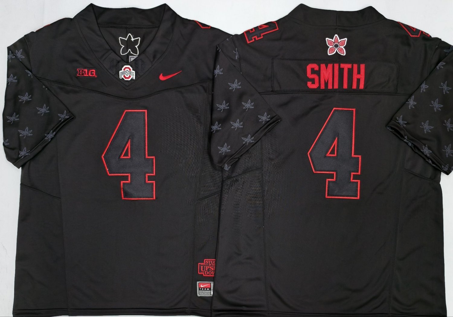 Jeremiah Smith Jersey Ohio State Buckeyes #4 Black Stitched