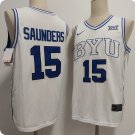 Richie Saunders Jersey #15 BYU Cougars White