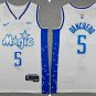 Paolo Banchero Men's Orlando Magic #5 Silver 2025-26 City Edition Stitched