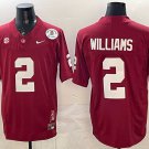 Ryan Williams Alabama Crimson Tide #2 Red With Patch Stitched Jersey