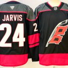 Seth Jarvis Jersey Carolina Hurricanes #24 Premium Stitched Black Hockey