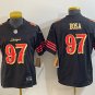 Nick Bosa Jersey 49ers #97 Black 2025 &acirc;��Rivalries&acirc;�� Stitched