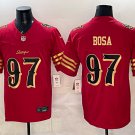 Nick Bosa Jersey San Francisco 49ers #97 Red 2025 “Rivalries” Stitched