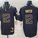 Travis Hunter Jersey Jacksonville Jaguars #12 Black Golden Stitched