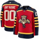 Custom Florida Panthers Jersey 2026 Red Winter Classic Stitched