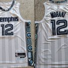 Ja Morant Jersey Men's Memphis Grizzlies #12 Gray 2025-26 City Edition Swingman Stitched