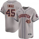 Tatsuya Imai Jersey Houston Astros #45 Grey Limited Stitched