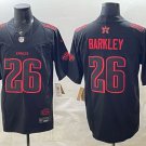 Saquon Barkley Jersey Philadelphia Eagles #26 New Black Red Stitched