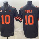 Malachi Toney Jersey Miami Hurricanes #10 Black Stitched