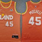 Donovan Mitchell Cleveland Cavaliers #45 Orange 2025-26 City Edition Swingman Stitched
