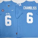 Trinidad Chambliss Jersey Ole Miss Rebels #6 F.U.S.E. Stitched Blue