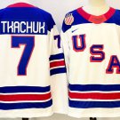 Brady Tkachuk USA #7 Hockey White 2026 Home Replica Jersey