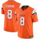 Jarrett Stidham Jersey Denver Broncos #8 Orange F.U.S.E. Stitched