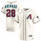 Nolan Arenado Jersey Arizona Diamondbacks #28 Cream Limited Stitched