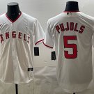 Albert Pujols Jersey Los Angeles Angels #5 White Stitched