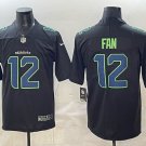 Fan Jersey Seattle Seahawks #12 Black Stitched