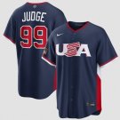 Aaron Judge USA Baseball #99 Navy 2026 World Baseball Classic Road Stadium Stitched Jersey