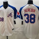Guillermo Heredia Atlanta Braves #38 White 2023 City Connect Stitched Jersey