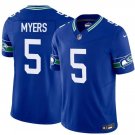 Jason Myers Seattle Seahawks #5 Royal F.U.S.E Throwback Vapor Limited Stitched Jersey