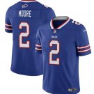 Buffalo Bills #2 D.J. Moore Blue 2026 Stitched Jersey