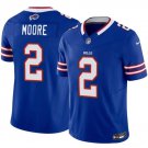 Buffalo Bills #2 D.J. Moore Blue 2026 F.U.S.E. Stitched Jersey