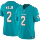 Miami Dolphins #2 Malik Willis Aqua 2026 F.U.S.E. Stitched Jersey