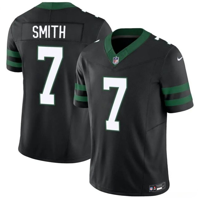 New York Jets #7 Geno Smith Black F.U.S.E. Stitched Jersey