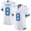 Tennessee Titans #8 Will Levis White 2026 F.U.S.E. Stitched Jersey