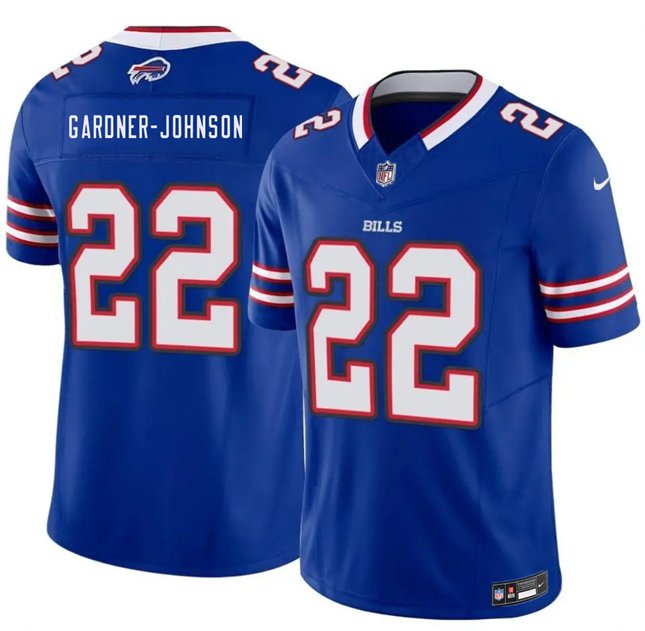 Buffalo Bills #22 C.J. Gardner-Johnson Blue 2026 F.U.S.E. Stitched Jersey